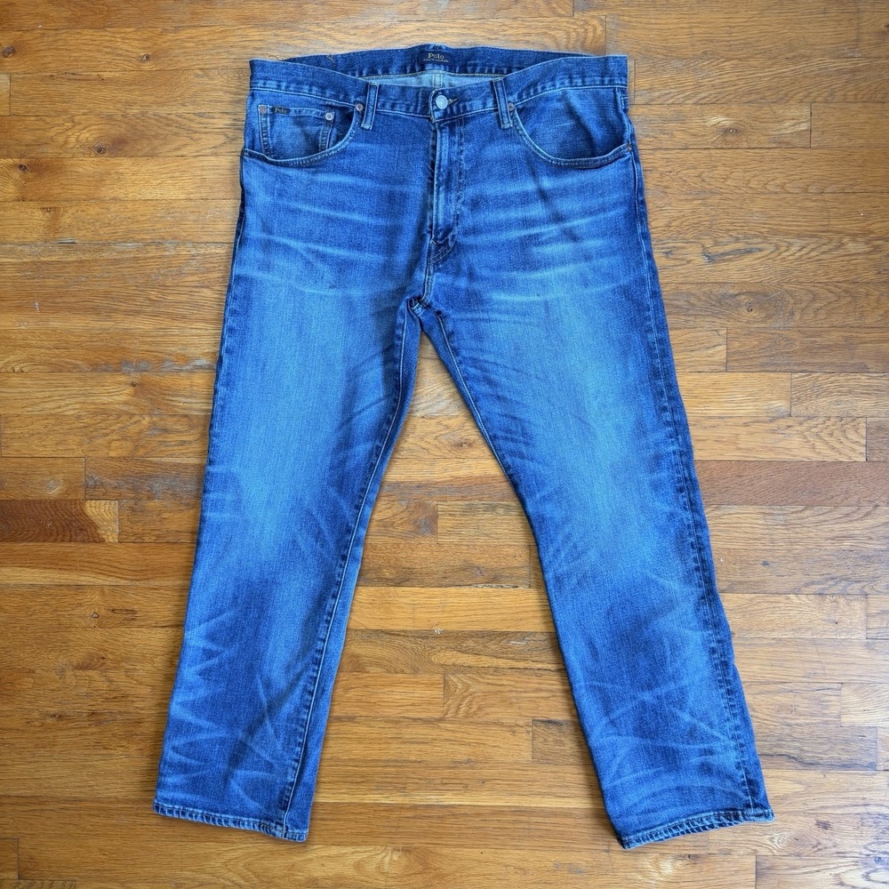 Polo Ralph Lauren Men's Jeans 36 X 30 Denim The Classic Fit Rope Dyed